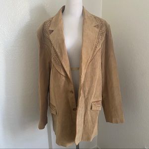 Scully Vtg Genuine Leather Western Tan Jacket Sz48